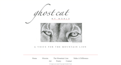 Desktop Screenshot of ghostcatmyworld.com